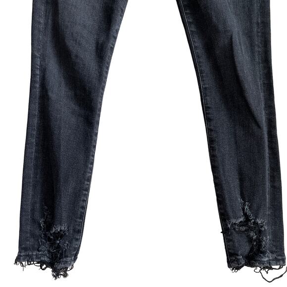 AGOLDE Sophie High Rise Distressed Skinny Crop Jeans Size‎ 24 - Picture 10 of 10